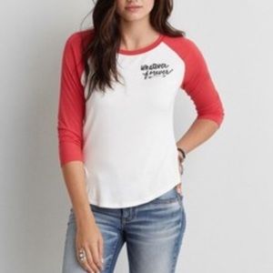 American Eagle Baseball Tee